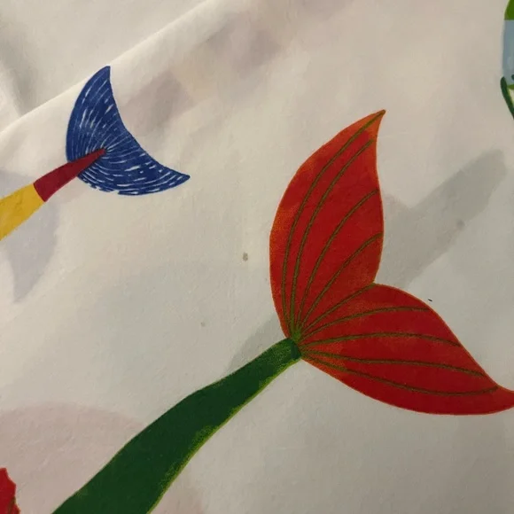 Pottery Barn 100% organic cotton Colorful sheets no PC/ Firm Price - Picture 10 of 16